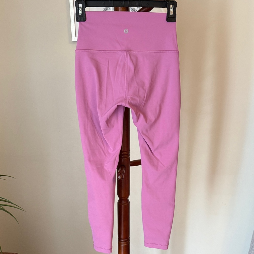 Lululemon Leggings Set in Pale Blue, Pink, and Wisteria Purple - Picture 5 of 7